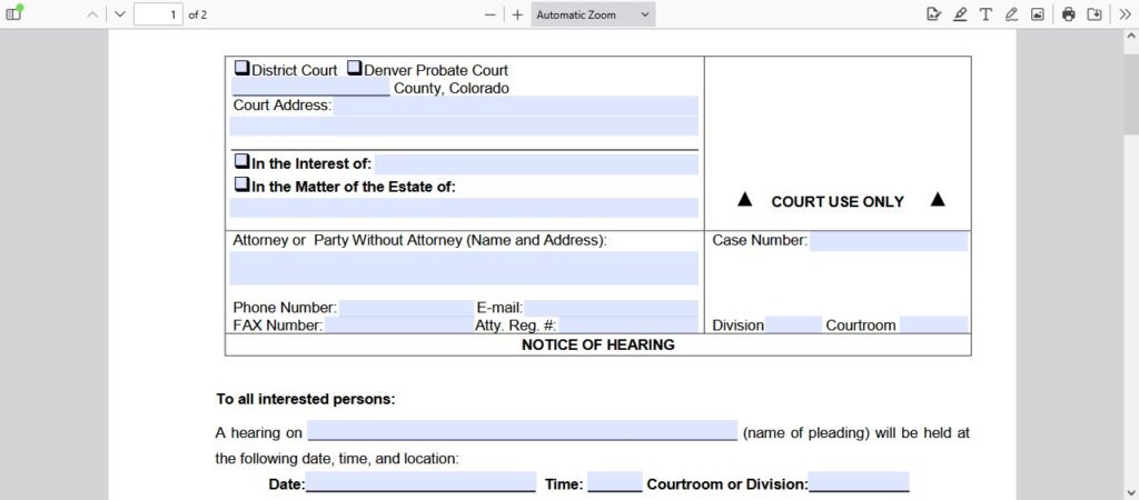 Simple Probate Service In Colorado Springs, CO